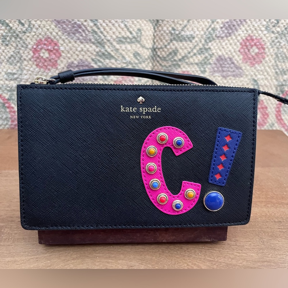 kate spade Hartley Lane Initial “C” Wristlet